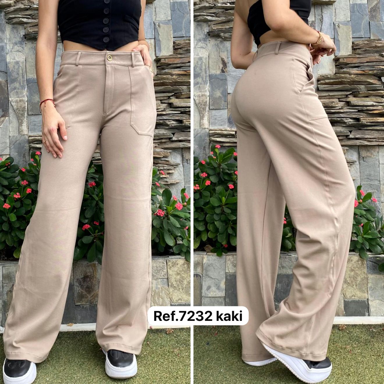 7232 KAKI PN DAMA JEANS BOTA RECTA STRECTH PREMIUM