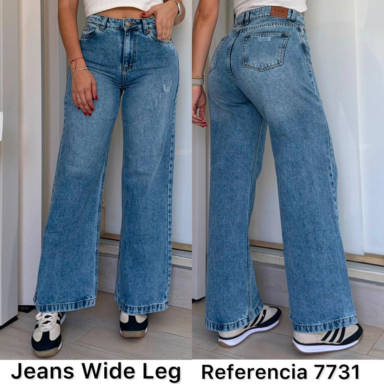 Ref. 7731 PN DAMA JEANS WIDE LEG