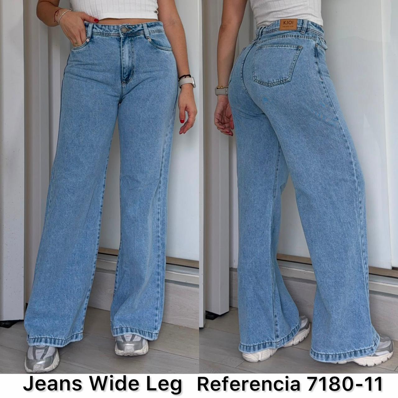 Ref. 7180-11 PN DAMA JEANS WIDE LEG