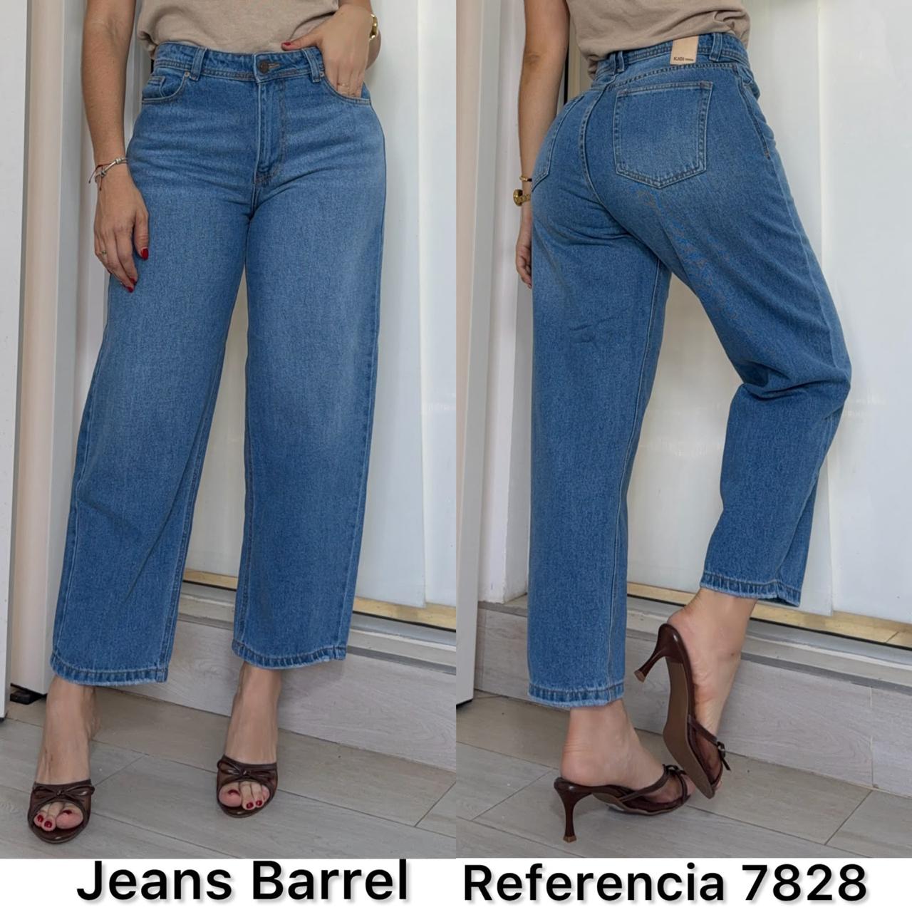 Ref. 7828 PN DAMA JEANS BARREL