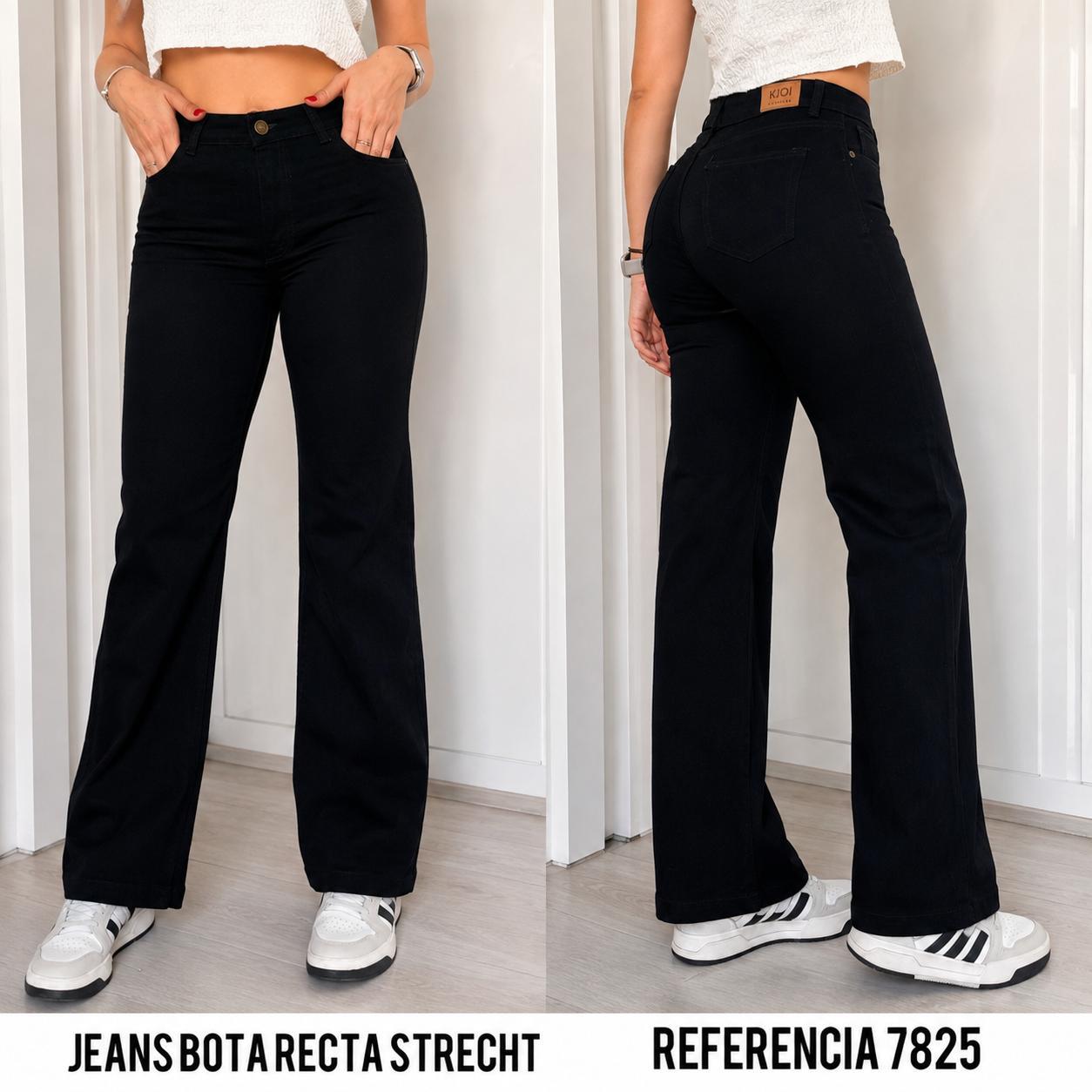 Ref. 7825 PN DAMA JEANS WIDE LEG
