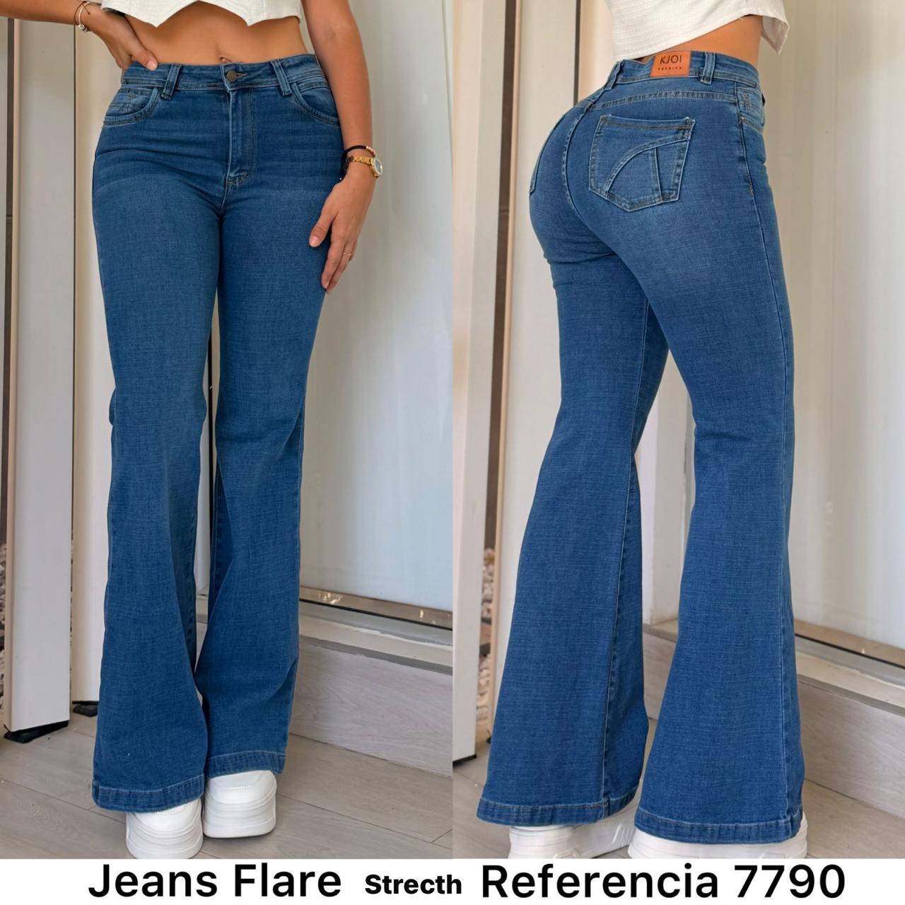Ref. 7790 PN DAMA JEANS BOTA RECTA PREMIUM