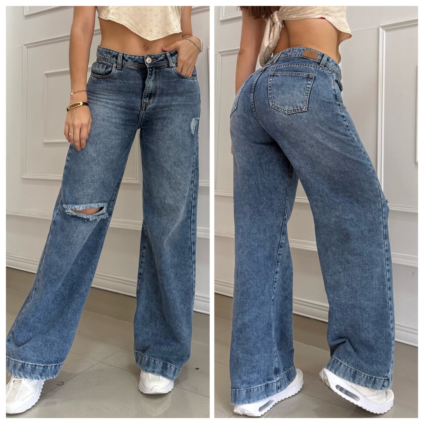 Ref. 1341-1 PN DAMA JEANS BOTA RECTA PREMIUM