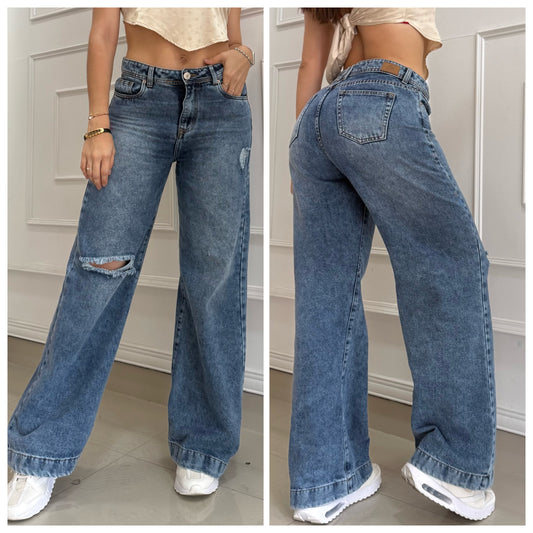 Ref. 1341-1 PN DAMA JEANS BOTA RECTA PREMIUM