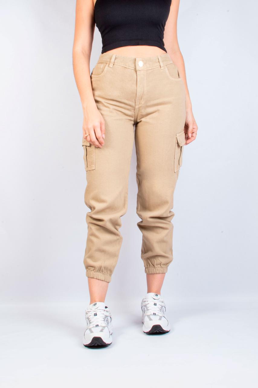 PD 136 JOGGER CARGO 1 BOT BEIGE