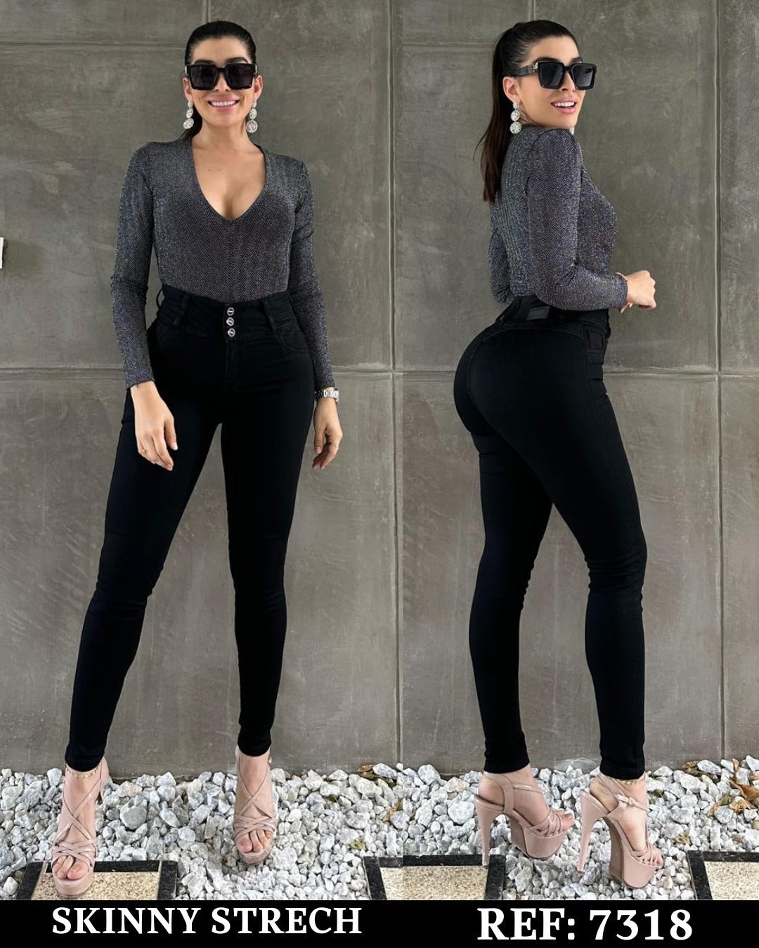 7318 PN DAMA SKINNY JEANS