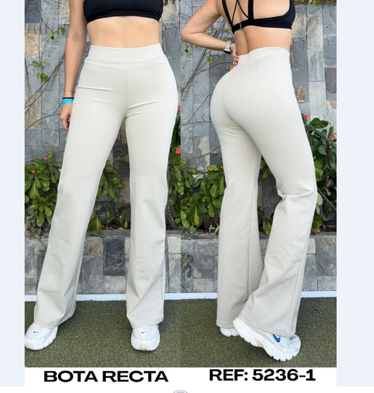 5236-1 KAKI PN DAMA BOTA RECTA STRECTH PREMIUM