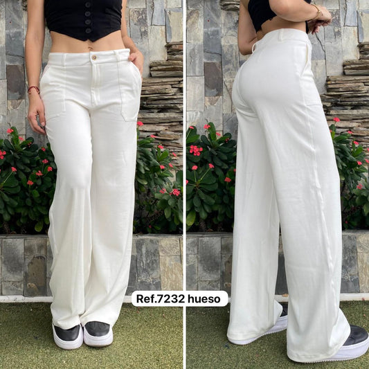 7232 HUESO PN DAMA JEANS BOTA RECTA STRECTH PREMIUM