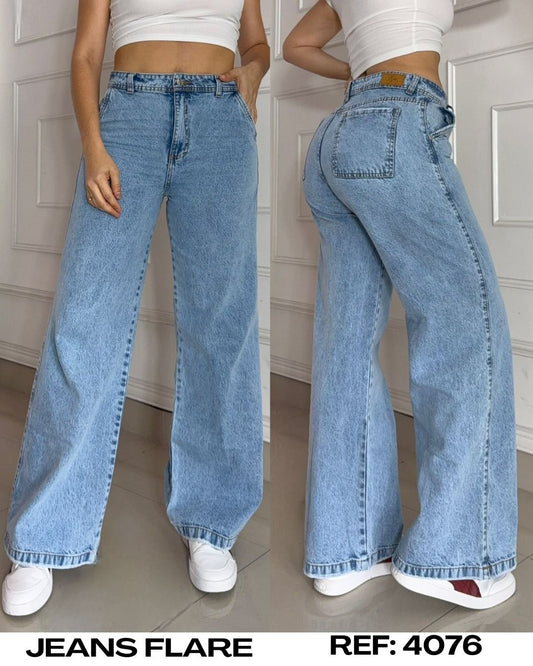 4076 PN DAMA JEANS PREMIUM BOTA RECTA