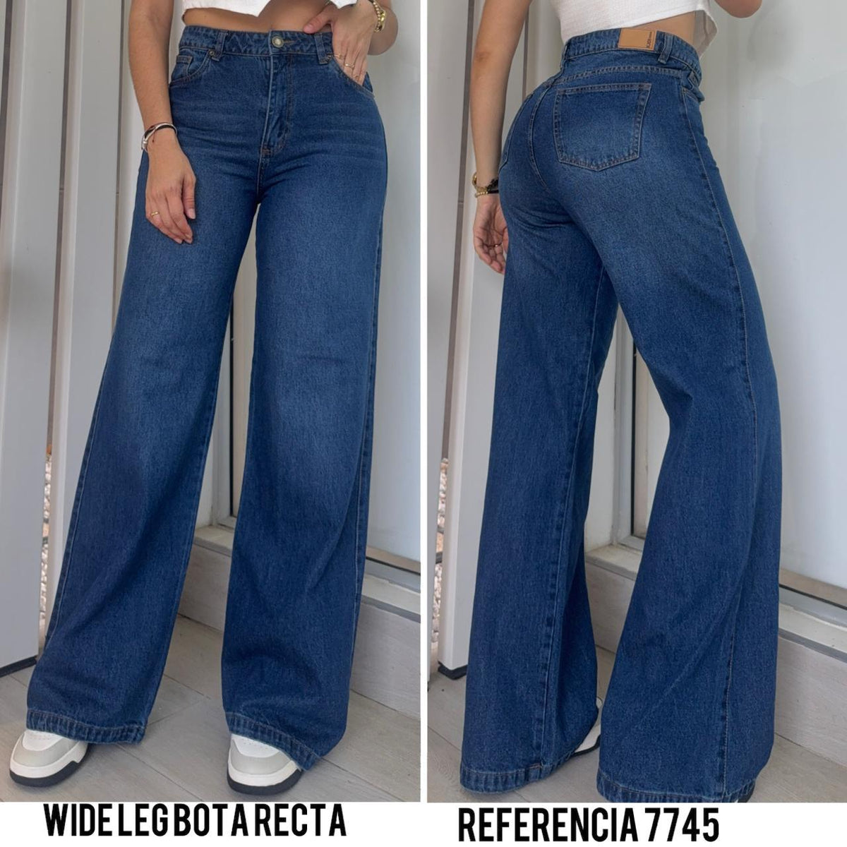 Ref. 7745 PN DAMA JEANS BOTA RECTA PREMIUM