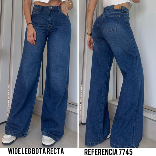 Ref. 7745 PN DAMA JEANS BOTA RECTA PREMIUM