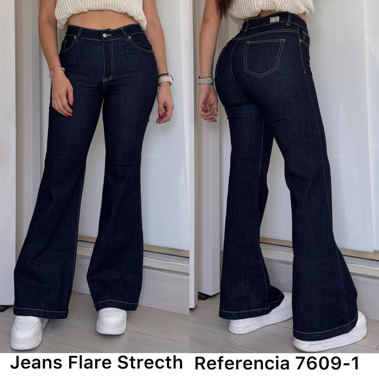 Ref. 7609-1 PN DAMA JEANS FALRE