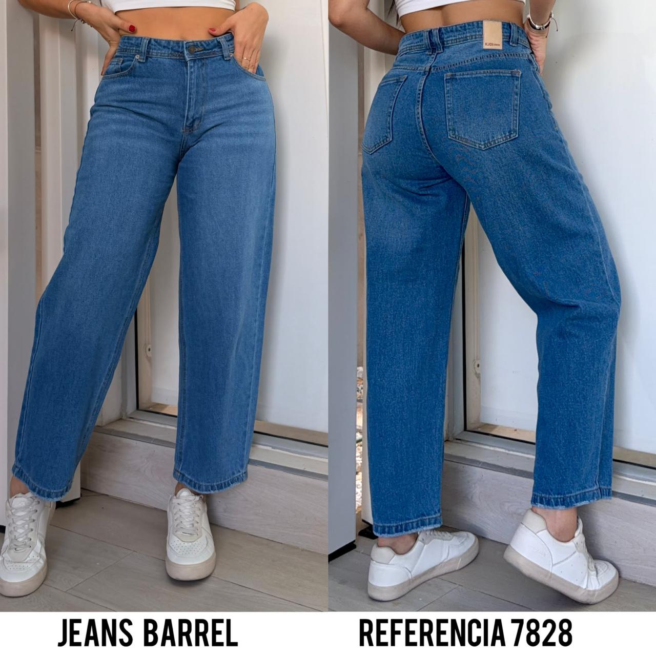 Ref. 7828 PN DAMA JEANS BARREL