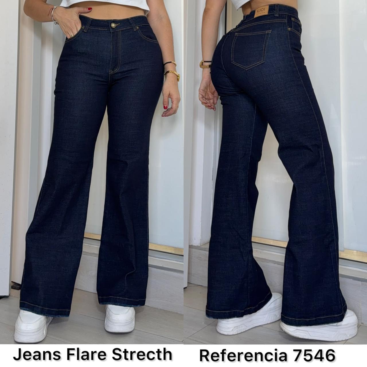 Ref. 7546 PN DAMA JEANS FLARE
