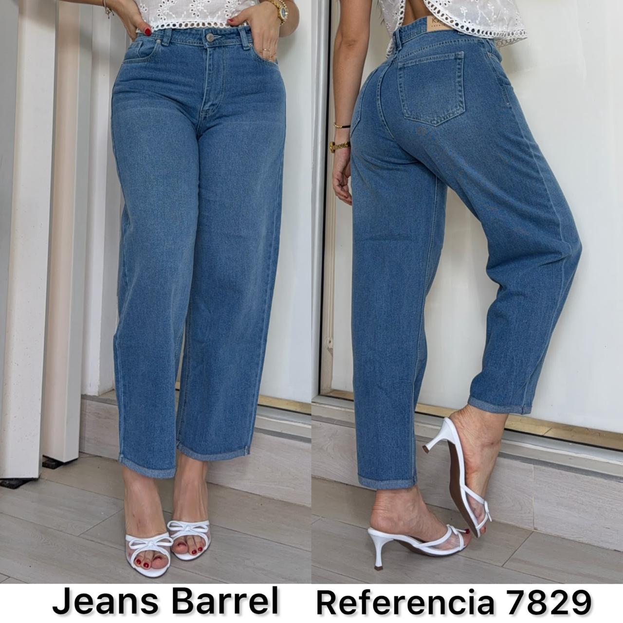 Ref. 7829 PN DAMA JEANS BARREL