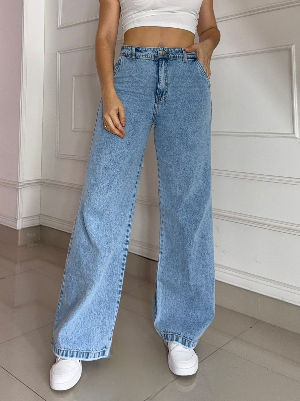 4076 PN DAMA JEANS PREMIUM BOTA RECTA