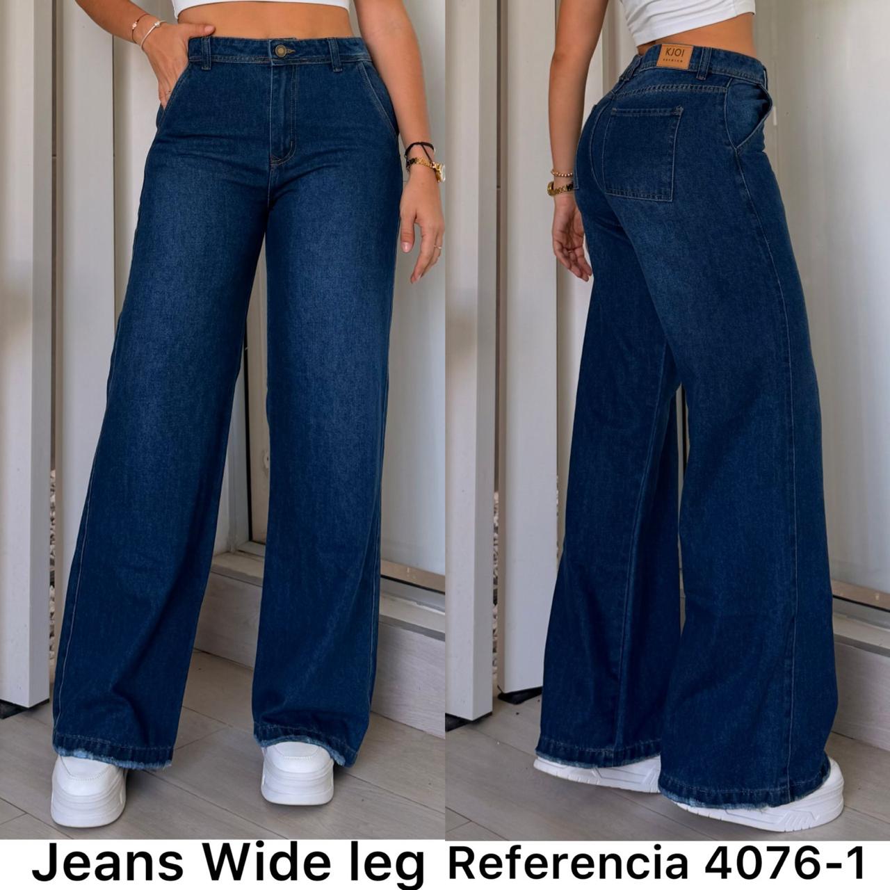 Ref. 4076-1 PN DAMA JEANS BOTA RECTA PREMIUM