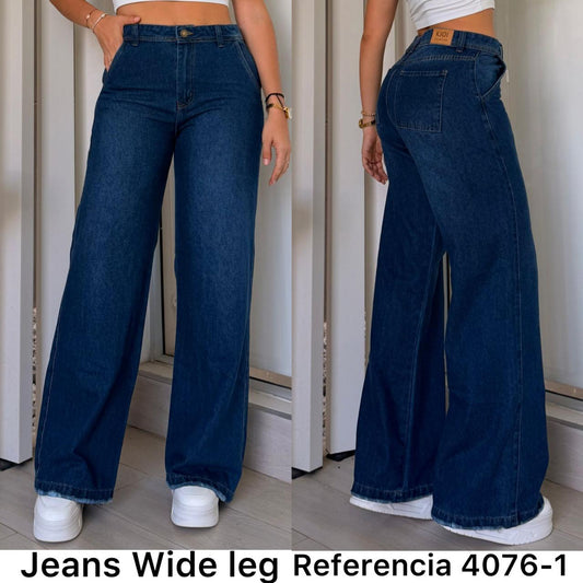 Ref. 4076-1 PN DAMA JEANS BOTA RECTA PREMIUM